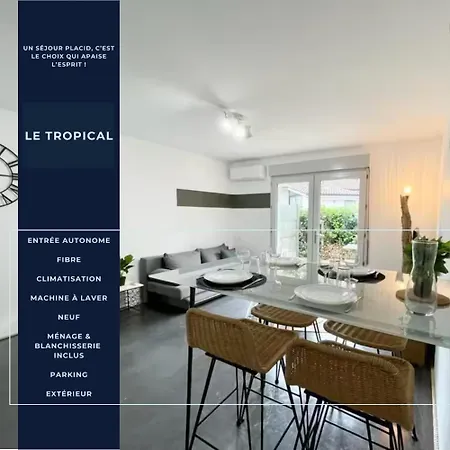 Le Tropical - Clim - Terrasse - Parking - Spacieux *