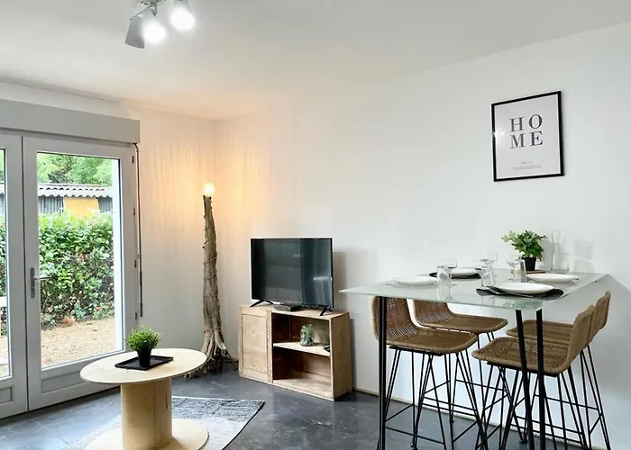 Lägenhet Le Tropical - Clim - Terrasse - Parking - Spacieux Mont-de-Marsan